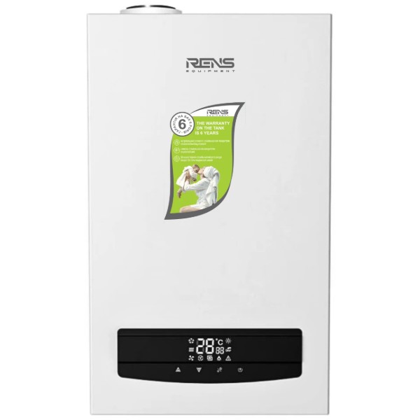 Фото - Газовий котел RENS RCB 24 кВт WIFI + коаксіальний комплект (RCB-024) Фото - Газовий котел RENS RCB 24 кВт WIFI + коаксіальний комплект (RCB-024)